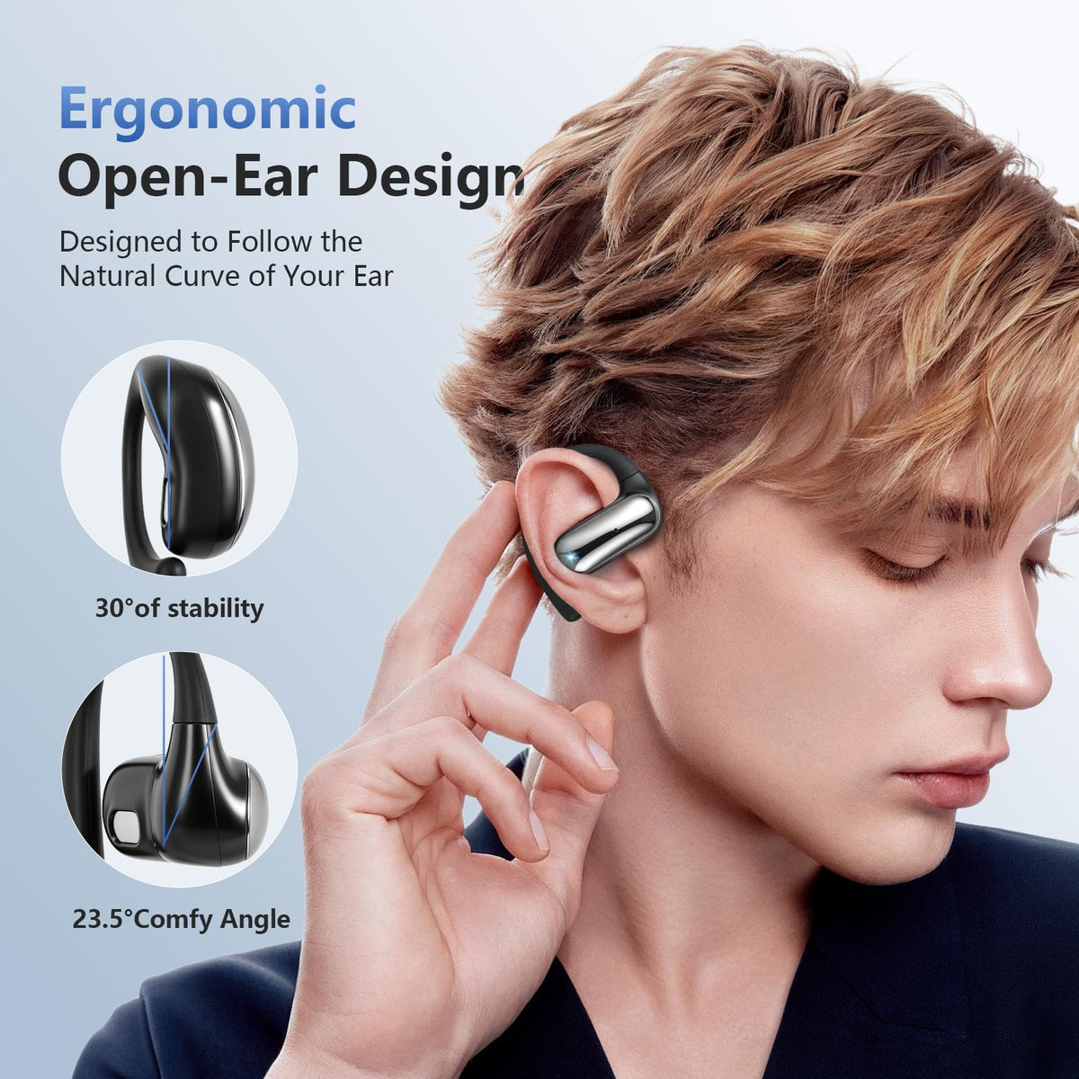 Teknoa YYK-Q65 OWS AI Oversetter-Ørepropper (Open-Ear)