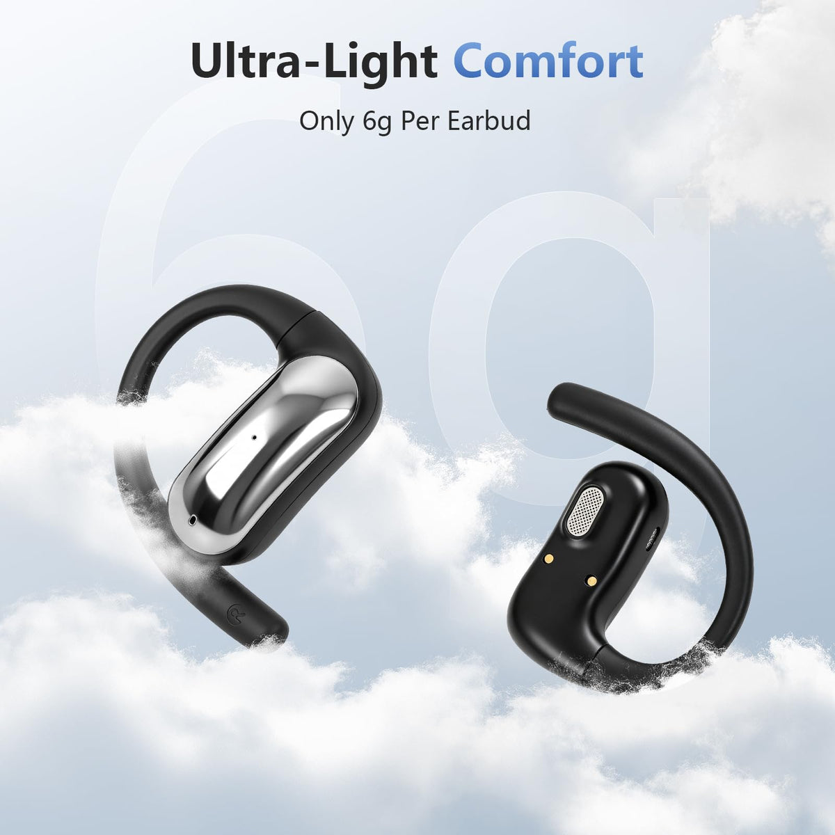 Teknoa YYK-Q65 OWS AI Oversetter-Ørepropper (Open-Ear)