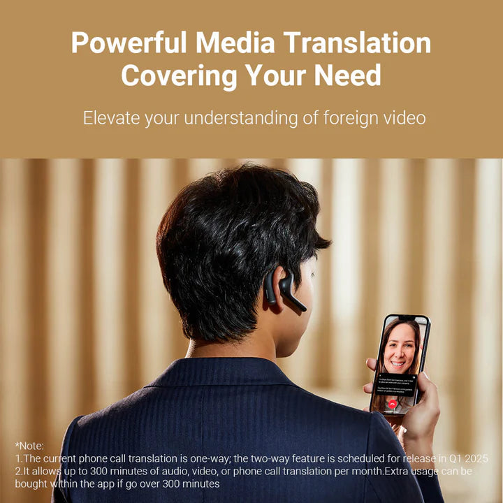 W4 Pro AI Interpreter Earbuds