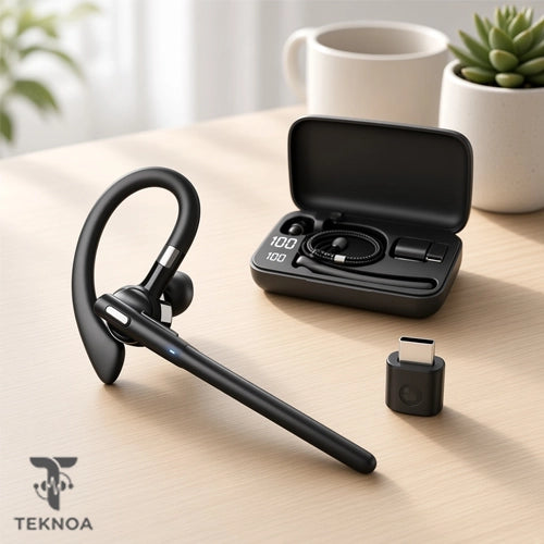 Teknoa YYK-526 AI Trådløst Business-Headset med USB-dongel