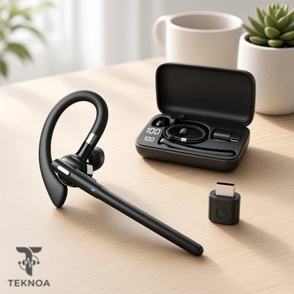 Teknoa YYK-526 AI Trådløst Business-Headset med USB-dongel